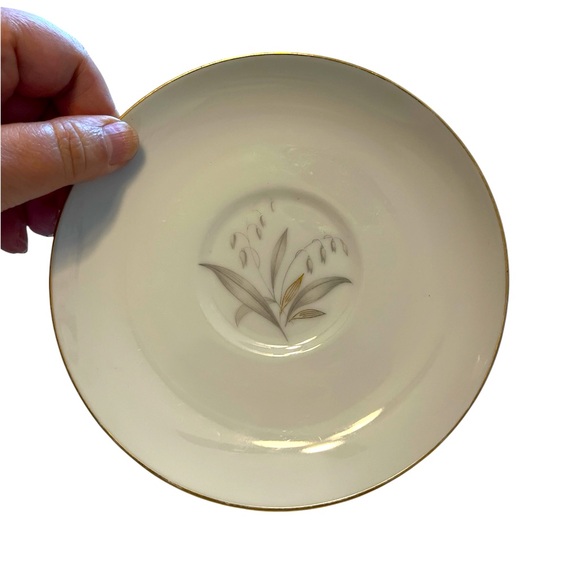 Kayson Other - VINTAGE‎ 1961 KAYSONS FINE CHINA GOLDEN RHAPSODY SAUCER CREAM W/GOLD LEAVES/TRIM